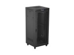 Lanberg Szafa instalacyjna rack stojąca 19 cali 37U 800x800 drzwi perforowane LCD czarna (Flat pack)