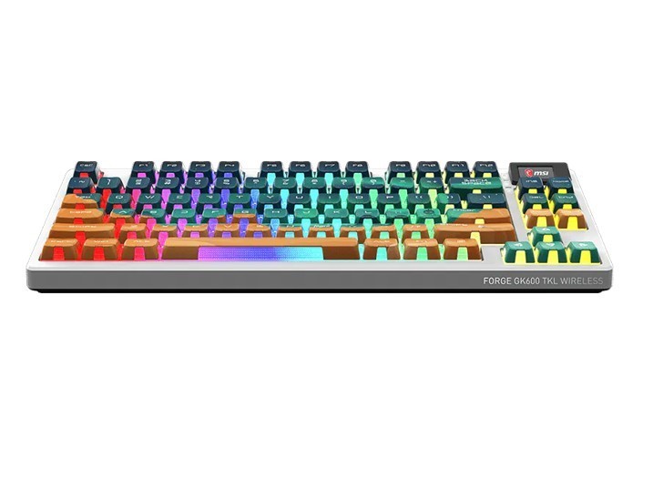 MSI Klawiatura bezprzewodowa Forge GK600 TKL Mars US