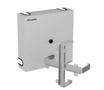 Lanberg Stelaż zapasu kabla 400x400 szary  AK-3144-S