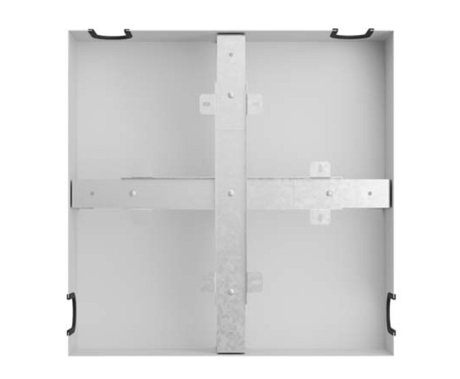 Lanberg Stelaż zapasu kabla 400x400 szary  AK-3144-S