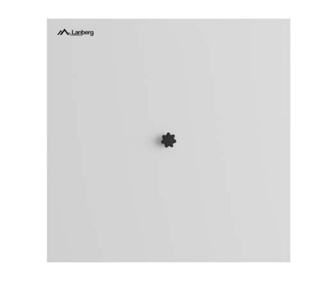 Lanberg Stelaż zapasu kabla 500x500 szary  AK-3155-S