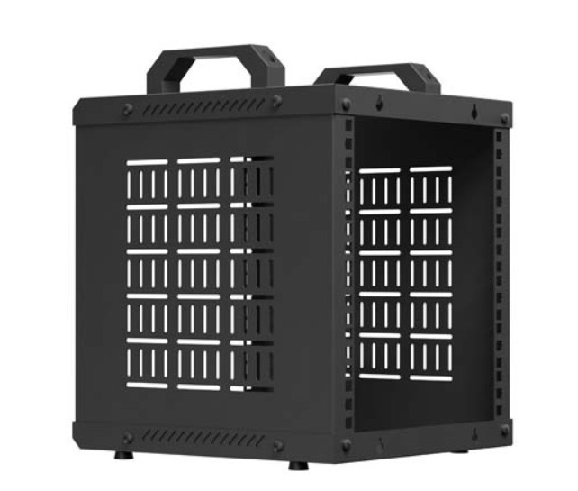 Lanberg Szafa open rack 10"  6U 280x300 czarny   OR10-2306-B