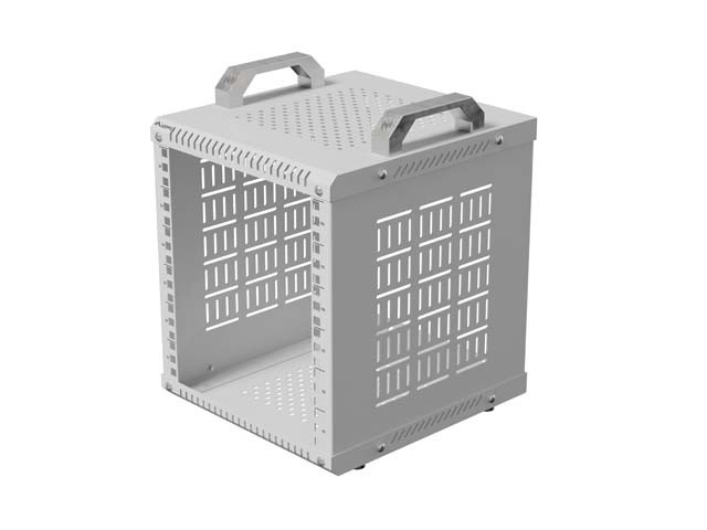Lanberg Szafka open rack 10 cali 6U 280x300 szary OR10-2306-S