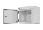 Lanberg Szafa rack wisząca 10" hermetyczna IP55 montaż na ścianie/słupie320x220x300 szara (złożona)