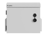 Lanberg Szafa rack wisząca 10" hermetyczna IP55 montaż na ścianie/słupie320x220x300 szara (złożona)