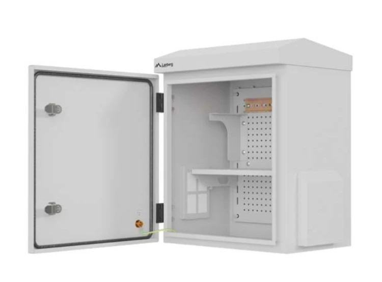 Lanberg Szafa rack wisząca 10" hermetyczna IP55 montaż na ścianie/słupie320x220x400 szara (złożona)
