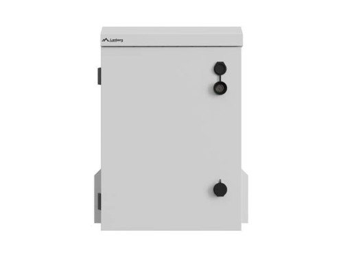 Lanberg Szafa rack wisząca 10 cali hermetyczna IP55 montaż na ścianie/słupie340x250x500 szara (złożona)
