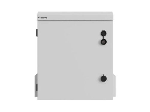 Lanberg Szafa rack wisząca 10 cali hermetyczna IP55 montaż na ścianie/słupie 420x300x500mm szara (złożona)