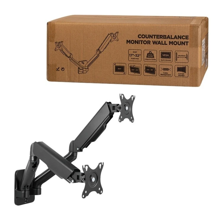 LogiLink Uchwyt ścienny 2x 17-32 cali, max 2x9kg