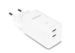 DICOTA Ładowarka GaN 65W 2xUSB-C biała