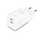 DICOTA Ładowarka GaN 65W 2xUSB-C biała