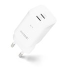 DICOTA Ładowarka GaN 65W 2xUSB-C biała
