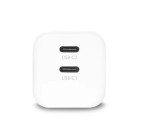 DICOTA Ładowarka GaN 65W 2xUSB-C biała