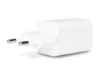 DICOTA Ładowarka GaN 65W 2xUSB-C biała