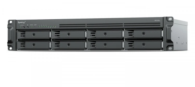 Synology Serwer NAS RS1226+ 8x0HDD 2,2Ghz 2x2,5GbE 1x4GB DDR4 3Y