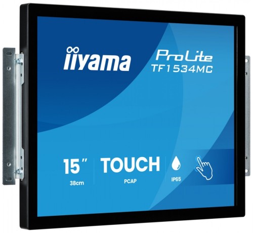 IIYAMA Monitor 15 cali TF1534MC-B8X TN,POJ.10pkt.HDMI,DP,VGA,4:3,IP65,7H,USB