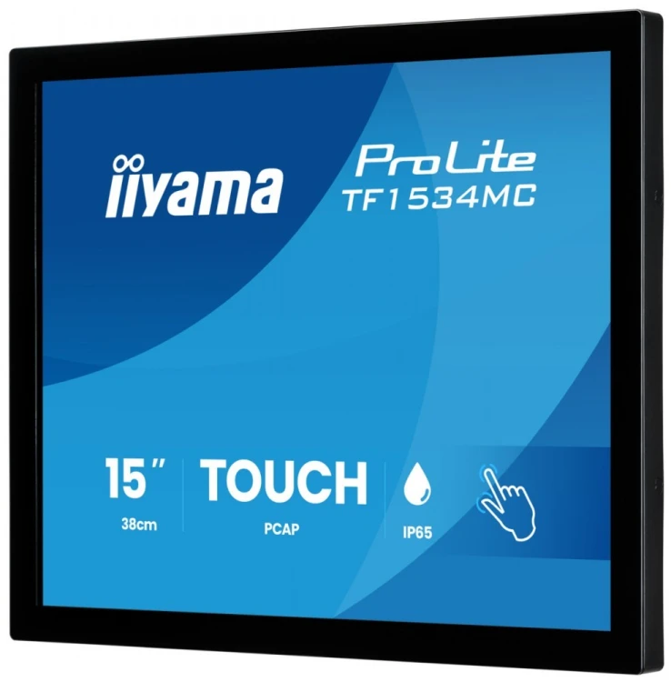 IIYAMA Monitor 15 cali TF1534MC-B8X TN,POJ.10pkt.HDMI,DP,VGA,4:3,IP65,7H,USB