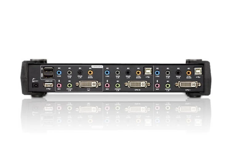 ATEN Przełącznik USB DVI Dual Link / CH7.1 Audio KVMP CS1782A