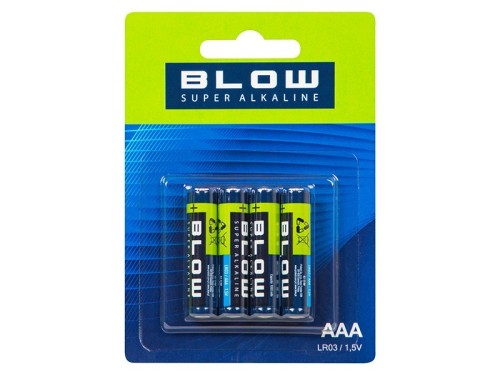BLOW Bateria AAA LR3 Super Alkaline blister 4 sztuki