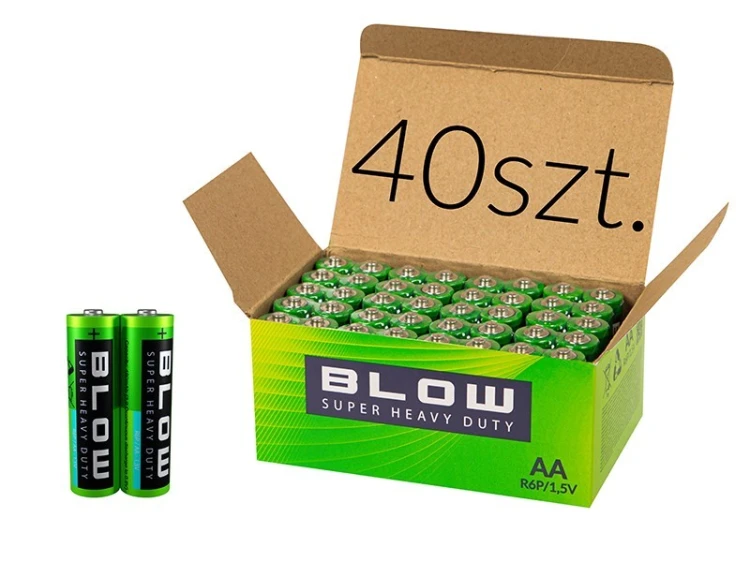 BLOW Bateria AA R06P Super Heavy Duty 40 sztuk