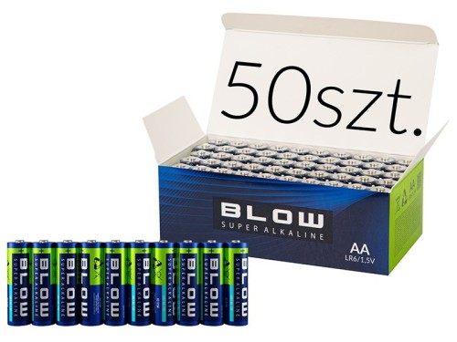 BLOW Bateria AA LR6 Super Alkaline 50 sztuk