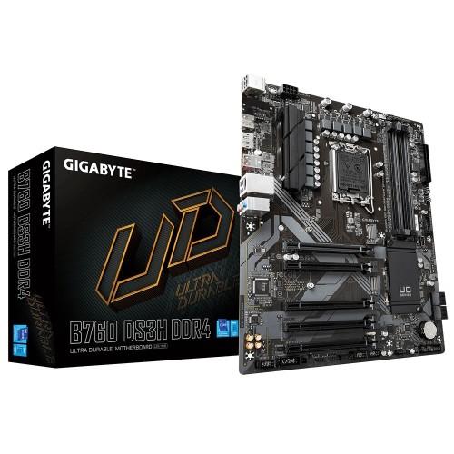 Gigabyte Płyta główna B760 DS3H DDR4 s1700 4DDR4 DP/HDMI ATX