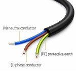 Qoltec Kabel zasilający SCHUKO CEE 7/7 (E/F) | miedź Cu | odizolowany lutowany | 3x1.5mm2 | 1.8m