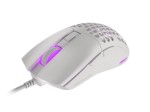 Natec Mysz Genesis Krypton 750 8000DPI RGB lekka biała