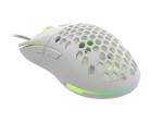 Natec Mysz Genesis Krypton 750 8000DPI RGB lekka biała