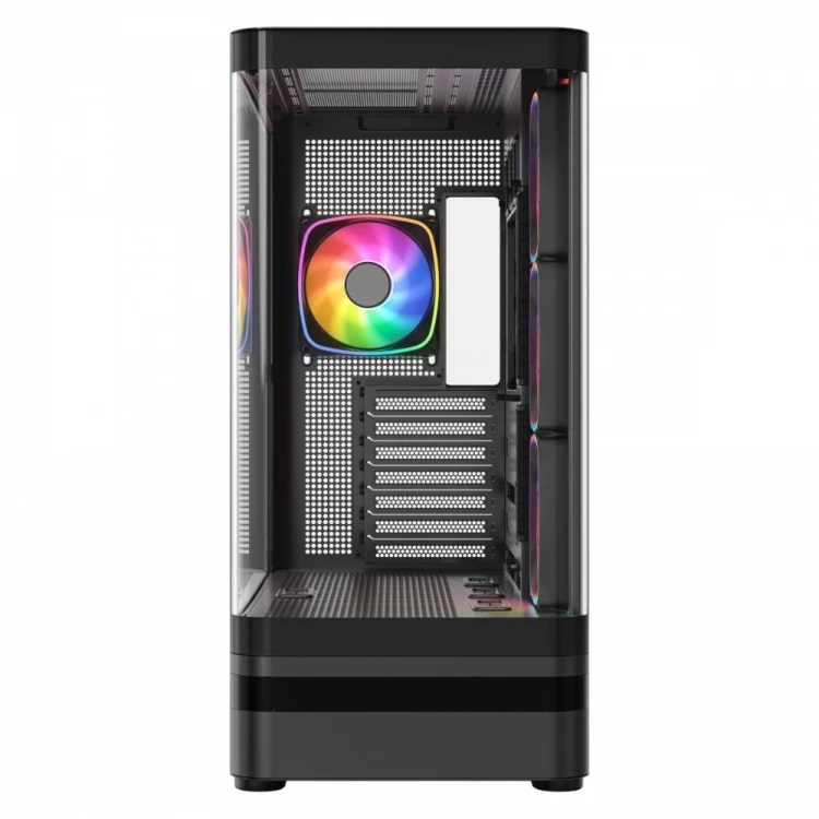 MODECOM Obudowa VOLCANO AQ100 MID ARGB szkło 4 wentylatory czarna