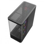 MODECOM Obudowa VOLCANO AQ100 MID ARGB szkło 4 wentylatory czarna