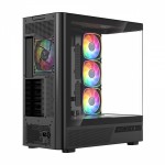 MODECOM Obudowa VOLCANO AQ100 MID ARGB szkło 4 wentylatory czarna