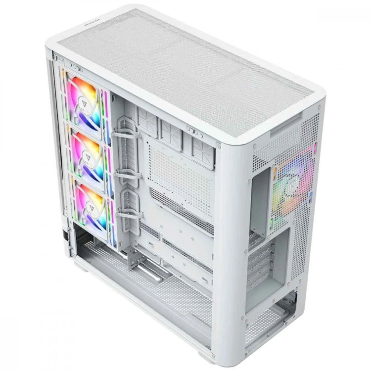 MODECOM Obudowa VOLCANO AQ100 MID ARGB szkło 4 wentylatory biała