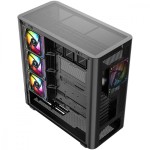 MODECOM Obudowa VOLCANO AQ300 MID RGB GLASS 4 wentylatory czarna