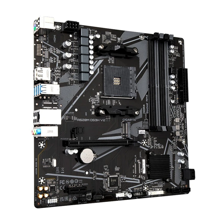 Gigabyte Płyta główna A520M DS3H V2 AM4 4DDR4 HDMI/DP mATX
