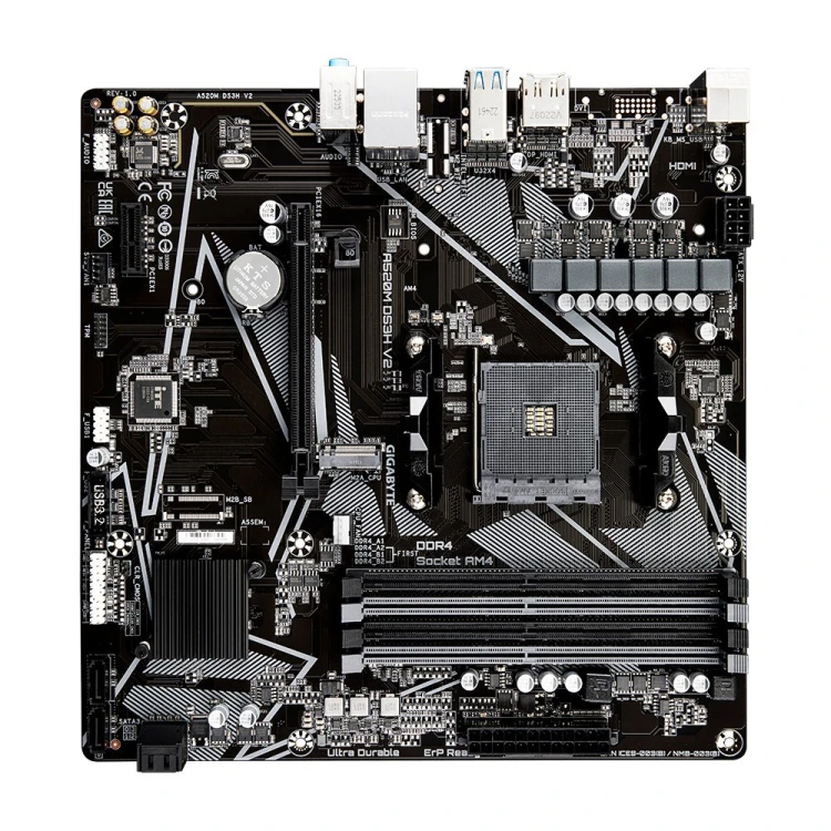 Gigabyte Płyta główna A520M DS3H V2 AM4 4DDR4 HDMI/DP mATX