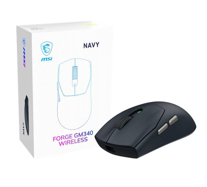 MSI Mysz bezprzewodowa Forge GM340 Granatowa