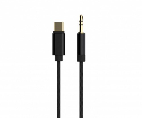 Gembird Kabel USB typu C do stereo 3.5 mm AUX, 1.5 m, czarny