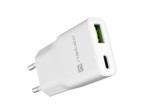 Natec Ładowarka sieciowa slim RiberaGAN 1xUSBC+1xUSB-A 20W