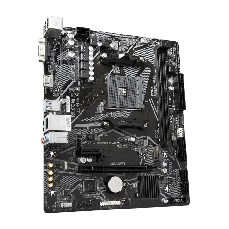 Gigabyte Płyta główna A520M K V2 AM4 4DDR4 HDMI/DSUB mATX