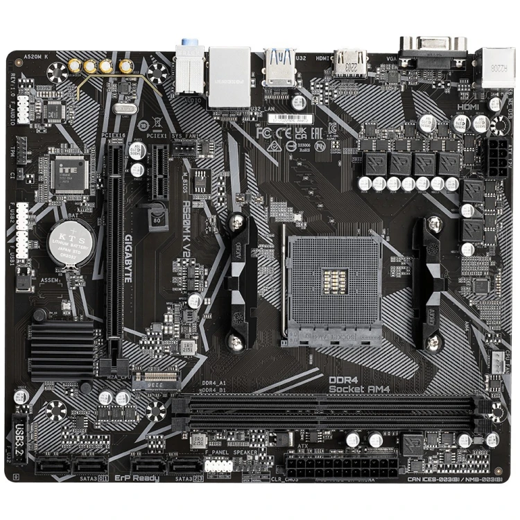 Gigabyte Płyta główna A520M K V2 AM4 4DDR4 HDMI/DSUB mATX