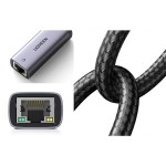 Ugreen Adapter sieciowy USB-C -> LAN RJ45 CM483