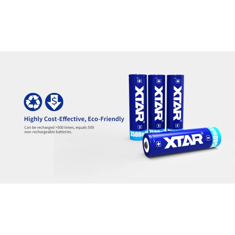 XTAR Akumulator 18650 3,6V Li-ion 3500 mAh z zabezpieczeniem