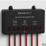 Qoltec Balanser napięcia 48V do akumulatorów 4x12V | 10A | AGM GEL LiFePO4 | LED