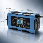 Qoltec Ładowarka 12V 10A | Prostownik z funkcją naprawy | AGM GEL LiFePO4