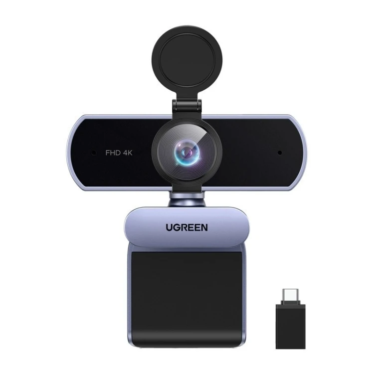 Ugreen Kamera internetowa 4K 30FPS wbudowane mikrofony osłona prywatności