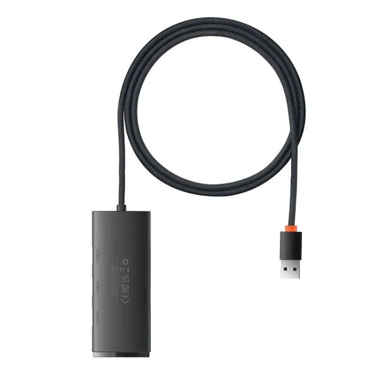 Baseus HUB USB 3.0 4-portowy 4xUSB 3.0 WKQX030101 1m