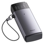 Baseus Czytnik kart USB 3.0 SD + microSD szary