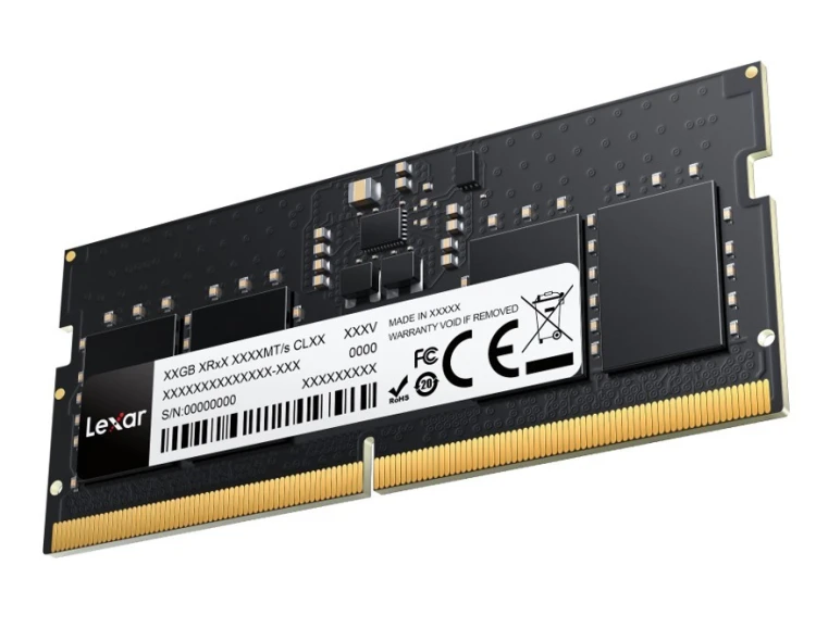 Lexar Pamięć do laptopa DDR5 SODIMM   8GB(1* 8GB)/4800  CL40