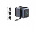Verbatim Ładowarka Smart Mini GaN 70W wysuwany kabel USB-C EU, UK, USA